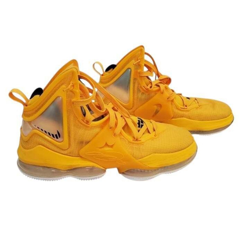 Nike Lebron Cz0203-700 19 Hard Hat Basketball Shoes University Gold Size 13